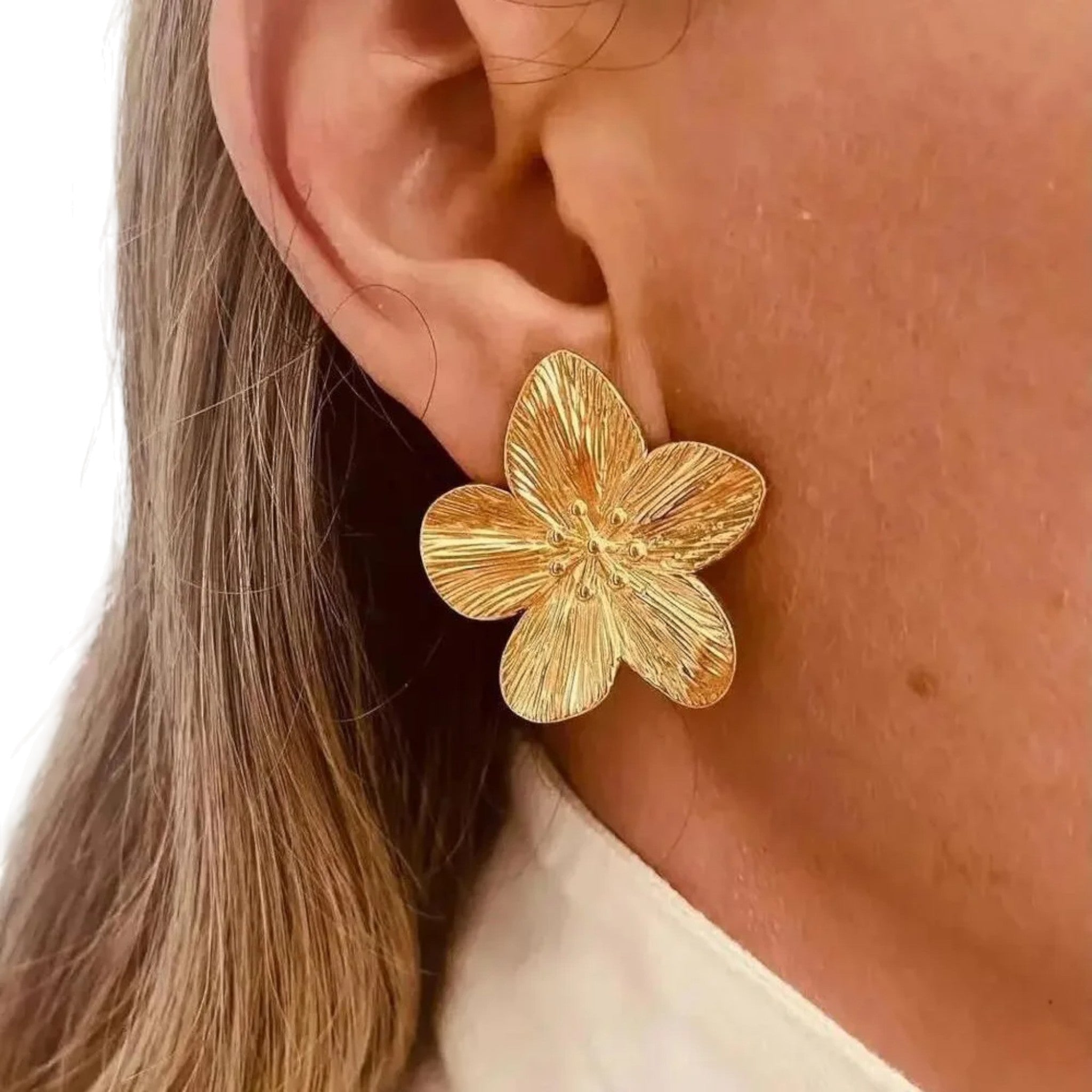 Blütenzauber Ohrringe & Ringe – Gold & Silber