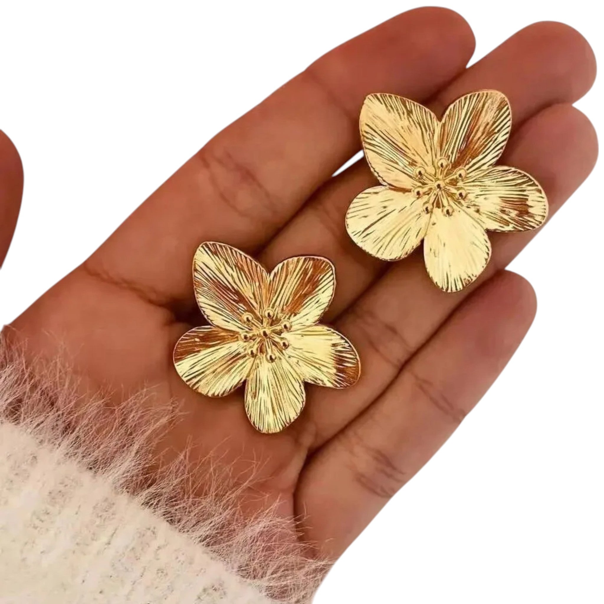 Blütenzauber Ohrringe & Ringe – Gold & Silber