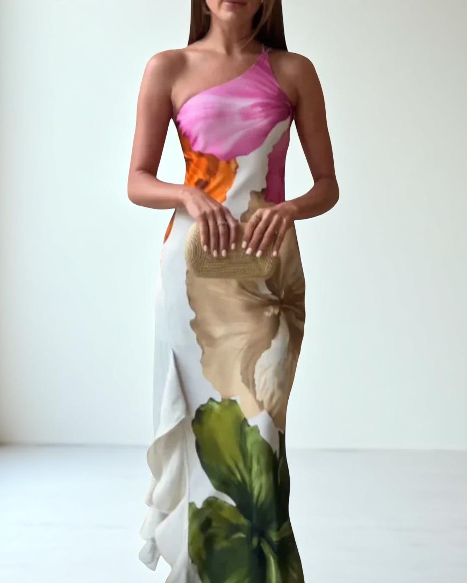 Alina-Magdalena Elegantes Kleid mit floralem Druck