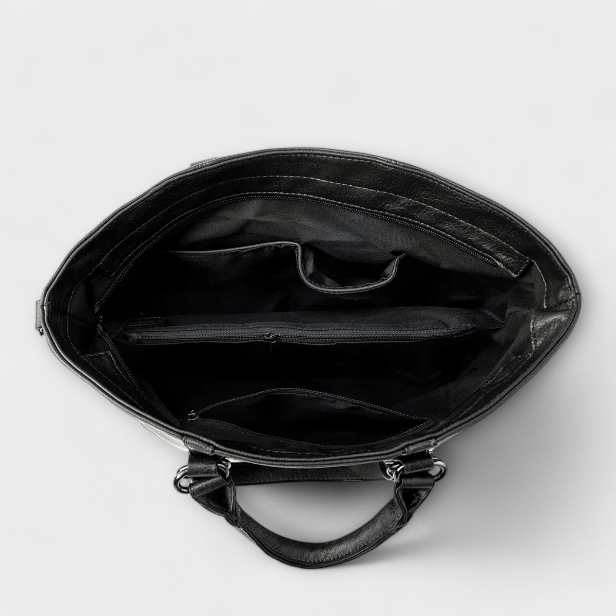 Zamfira Große Ledertasche