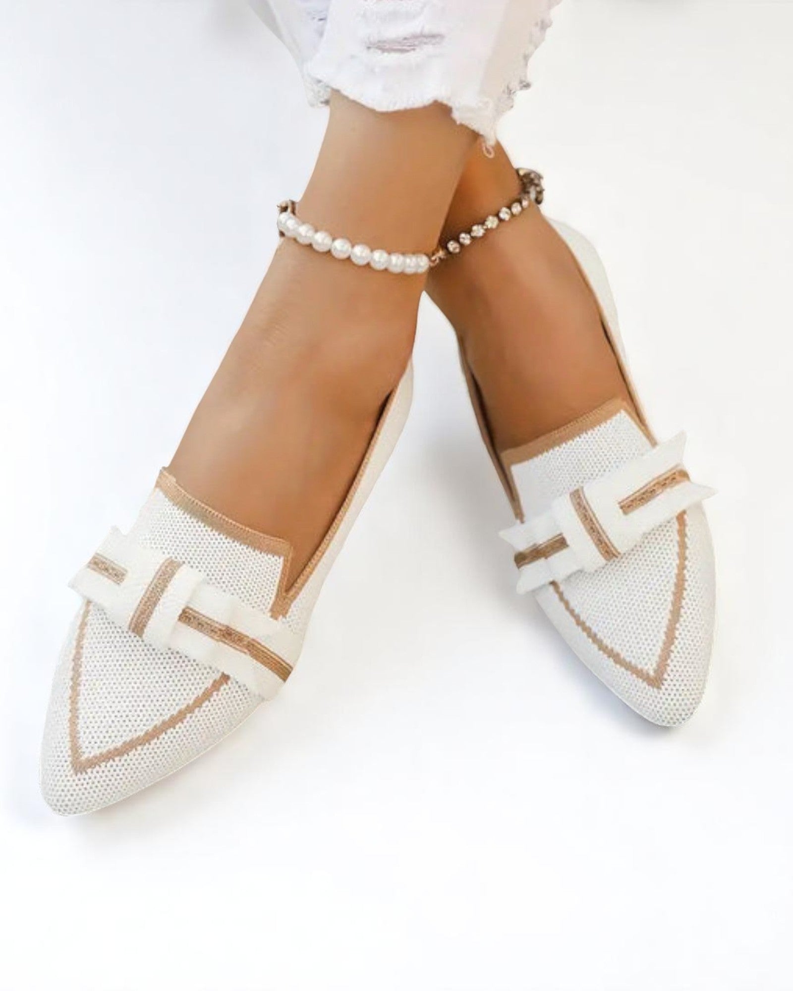 Sara Elegante Loafer mit Schleifen