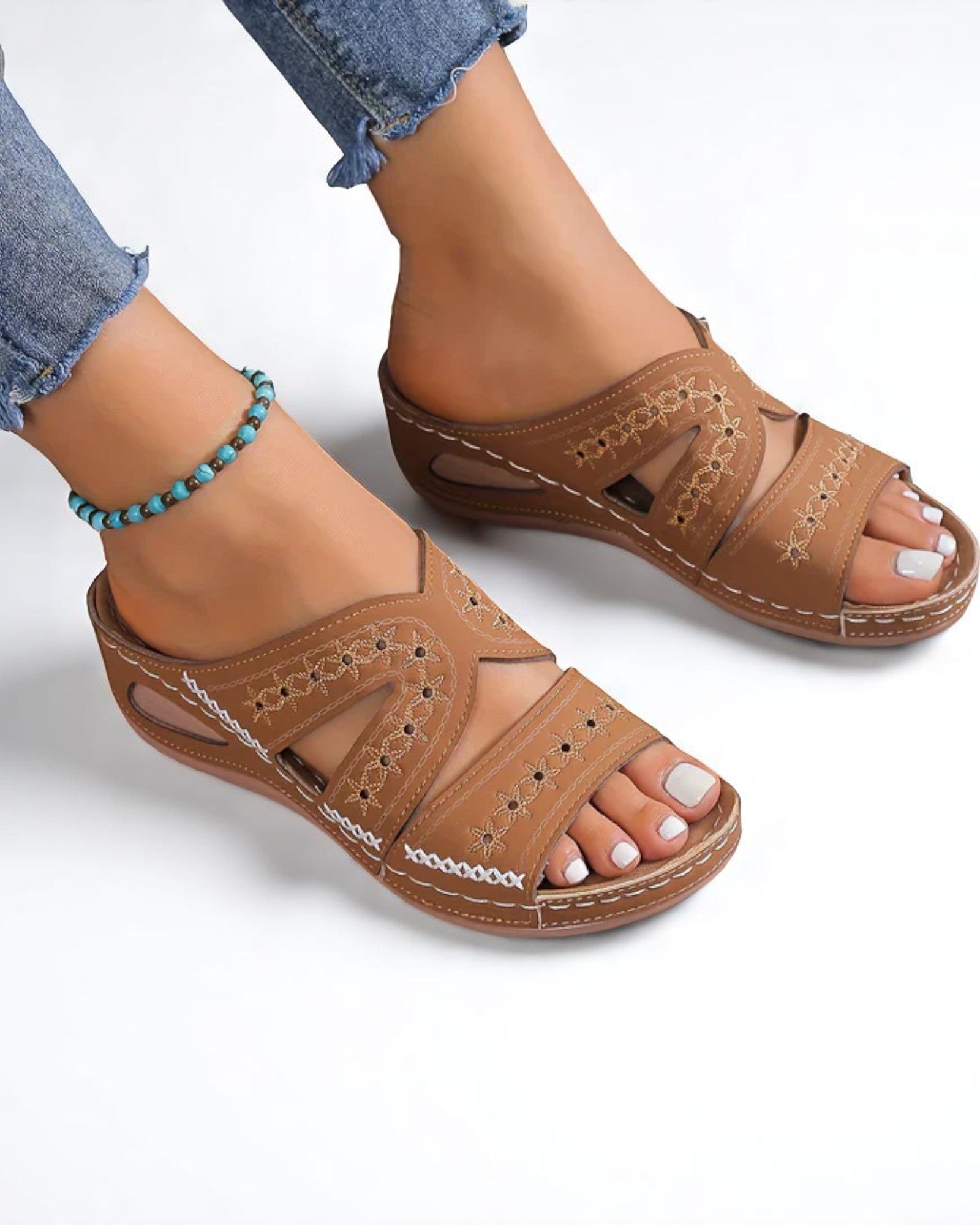 Niana Bequeme orthopädische Sandalen mit Fußgewölbeunterstützung
