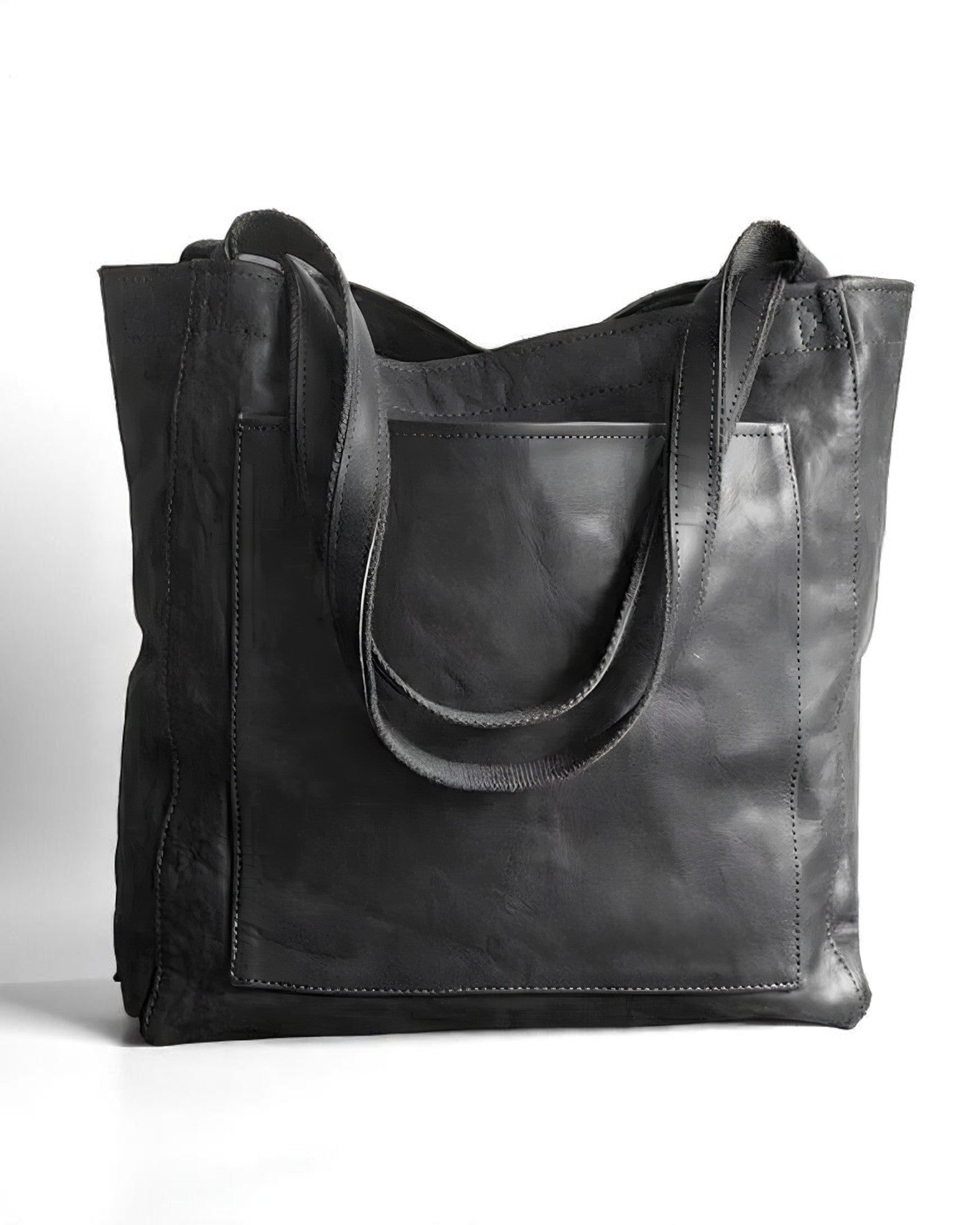 Violette Handgefertigte Ledertasche