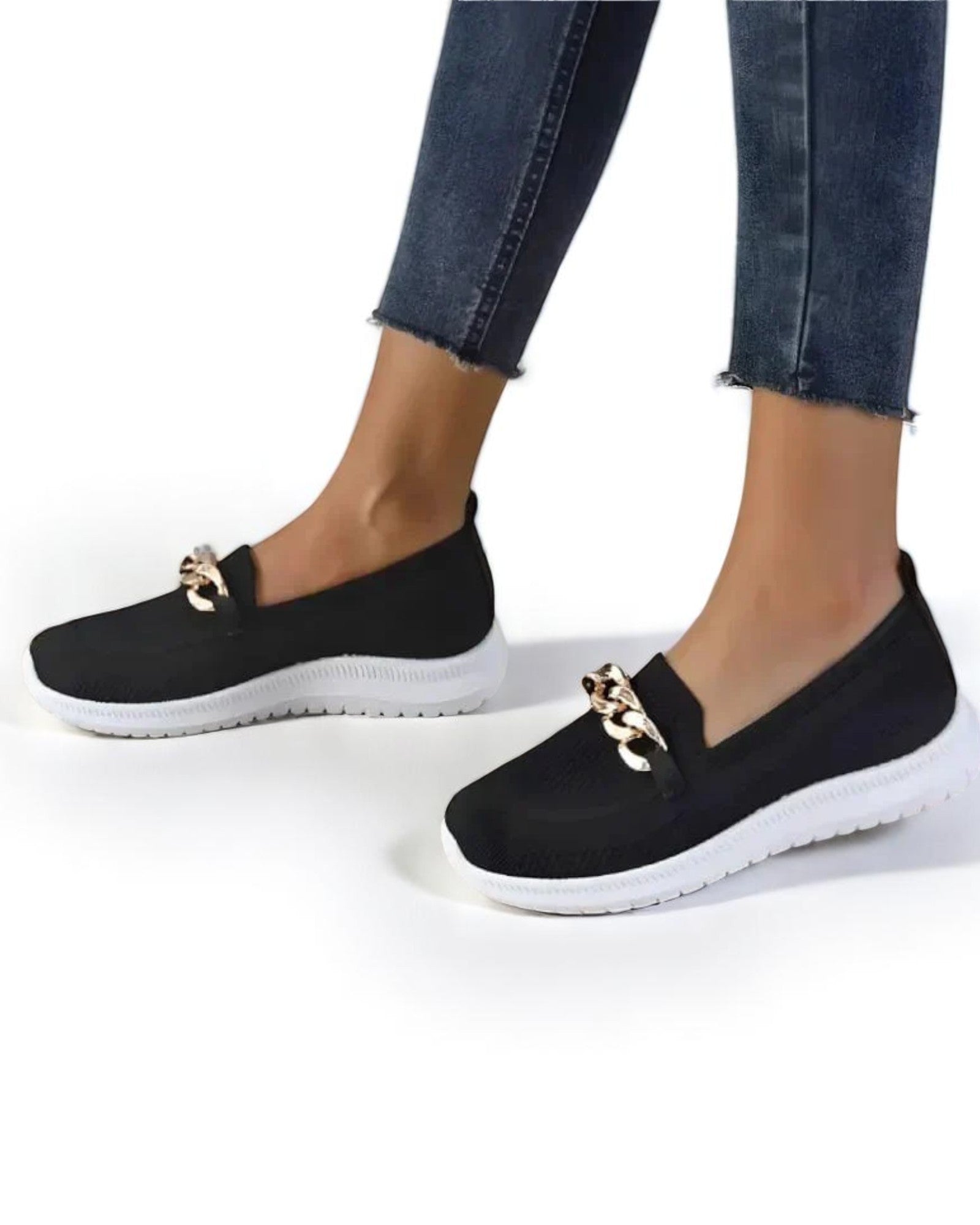 Oani Damen Slip-On Sneaker, atmungsaktiv