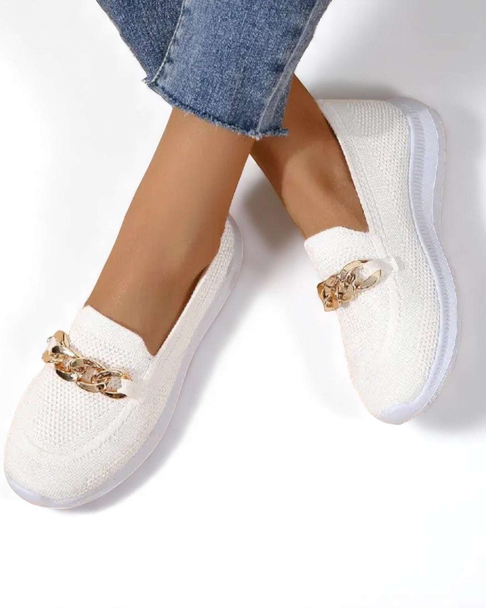 Oani Damen Slip-On Sneaker, atmungsaktiv