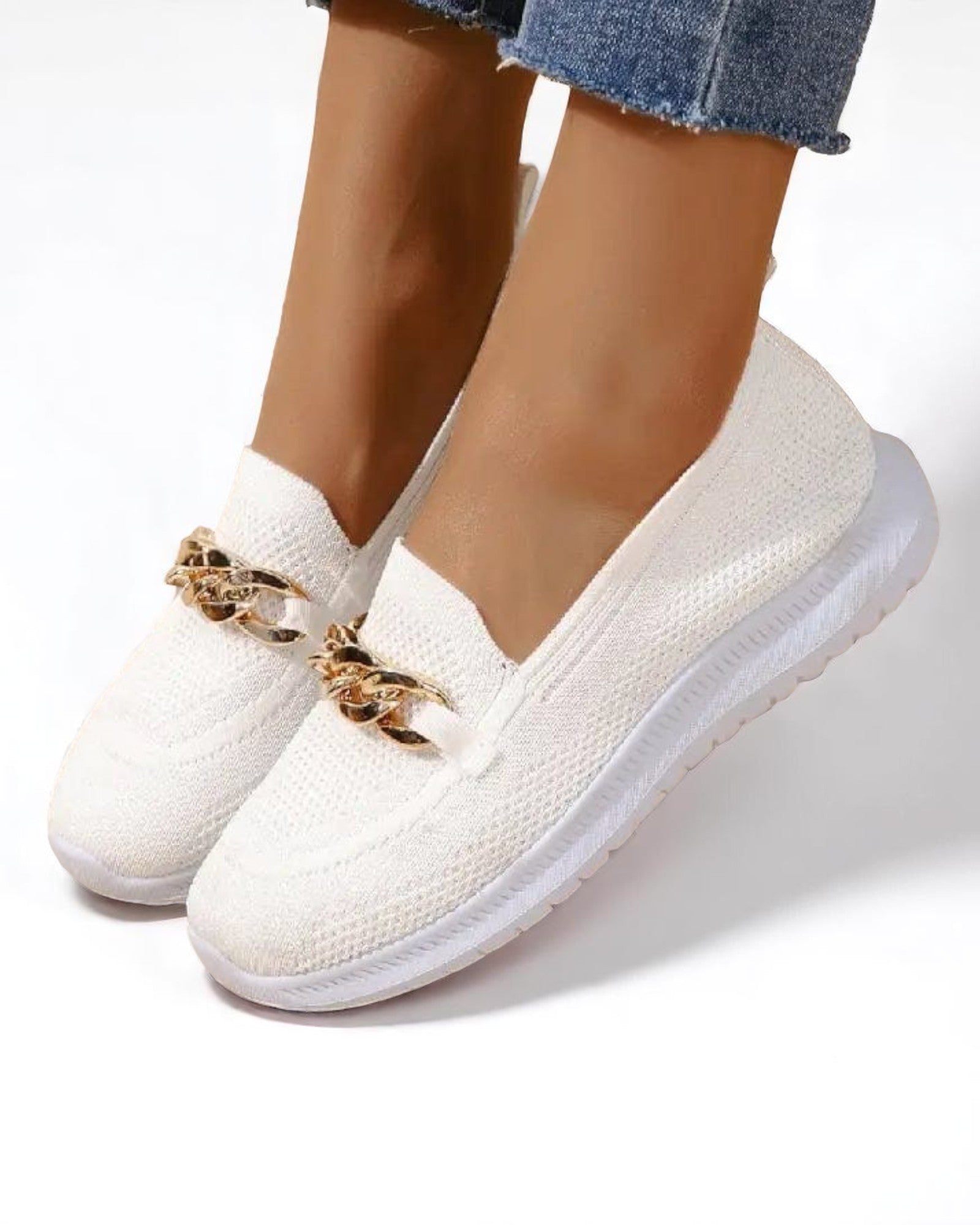 Oani Damen Slip-On Sneaker, atmungsaktiv