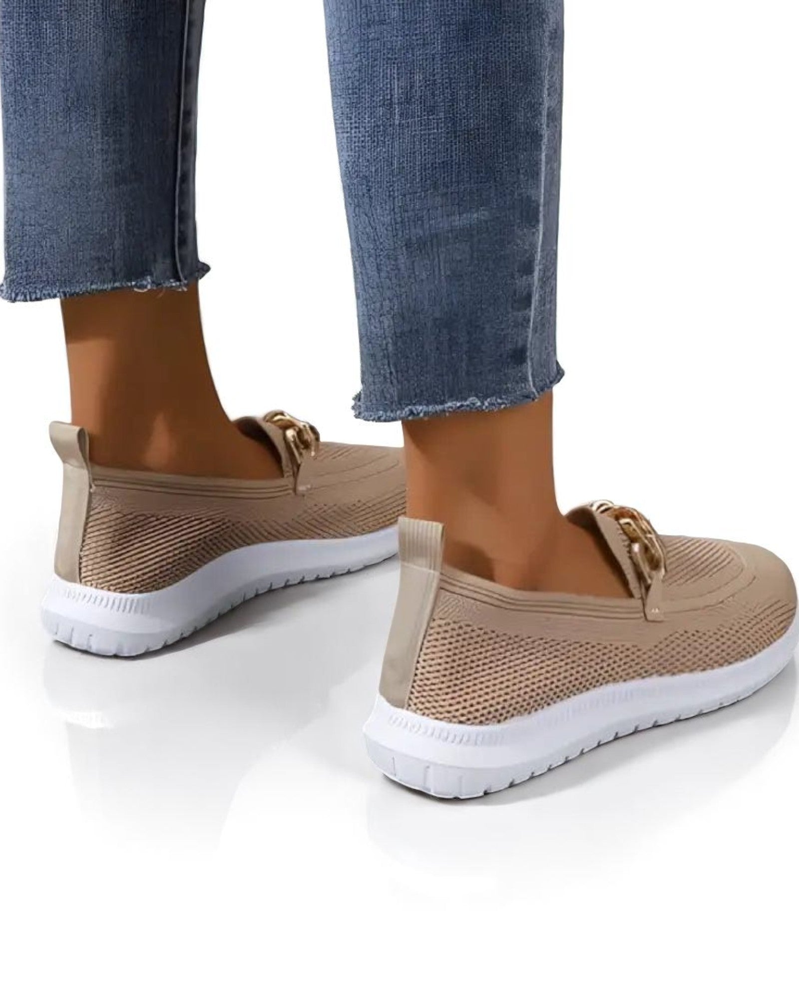 Oani Damen Slip-On Sneaker, atmungsaktiv
