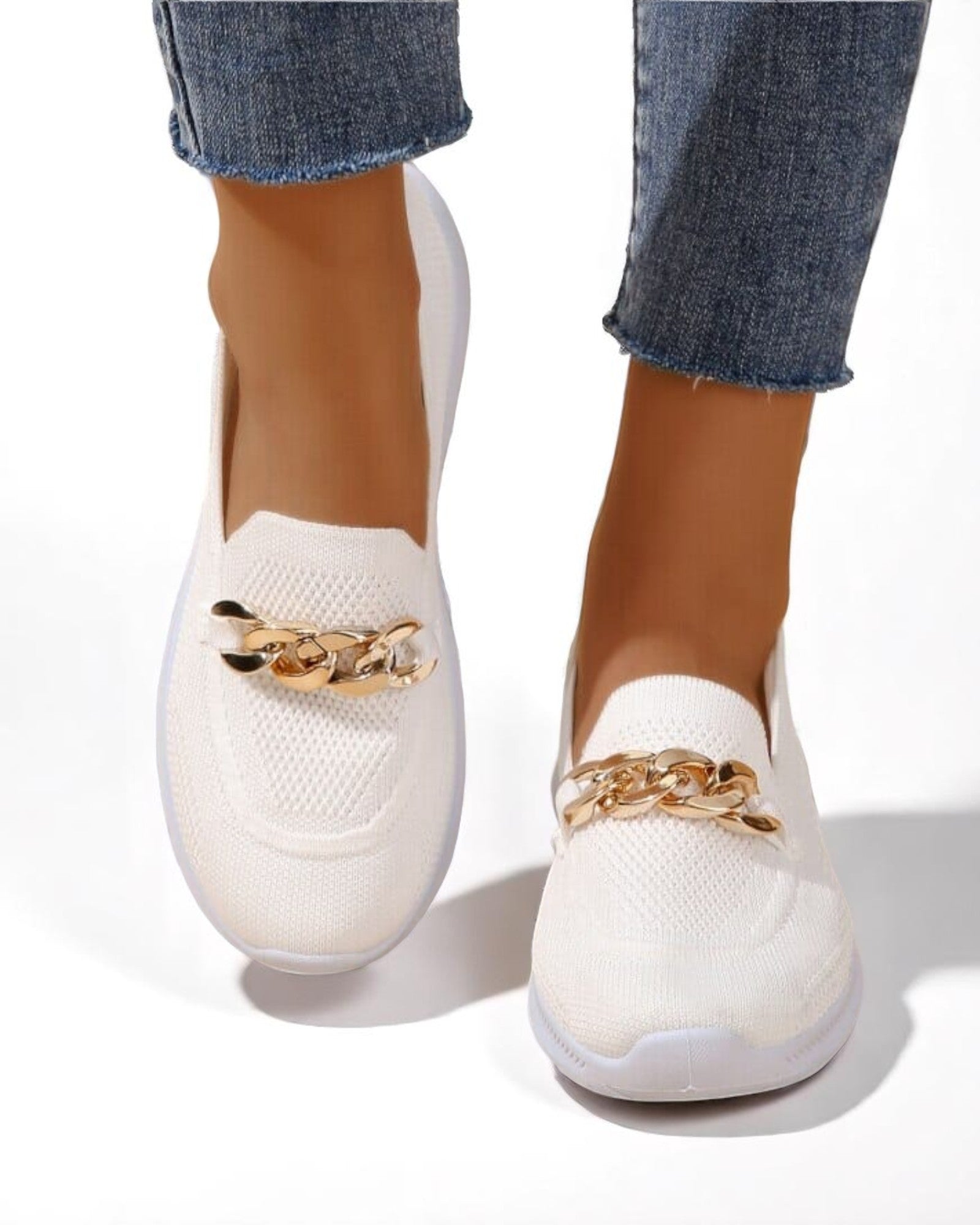 Oani Damen Slip-On Sneaker, atmungsaktiv